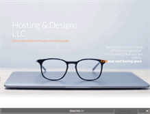 Tablet Screenshot of hostinganddesigns.com